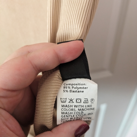 NWOT SHEIN Curve Bodysuit Size 4X Colour Tan - Picture 4 of 4